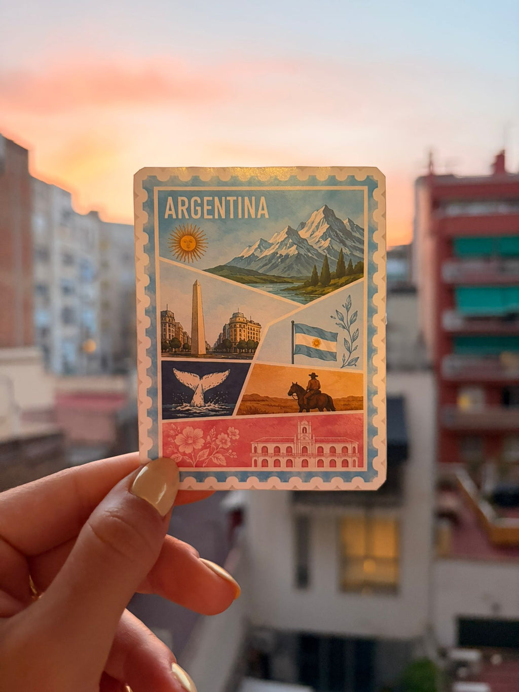 Pack stickers postal argentina