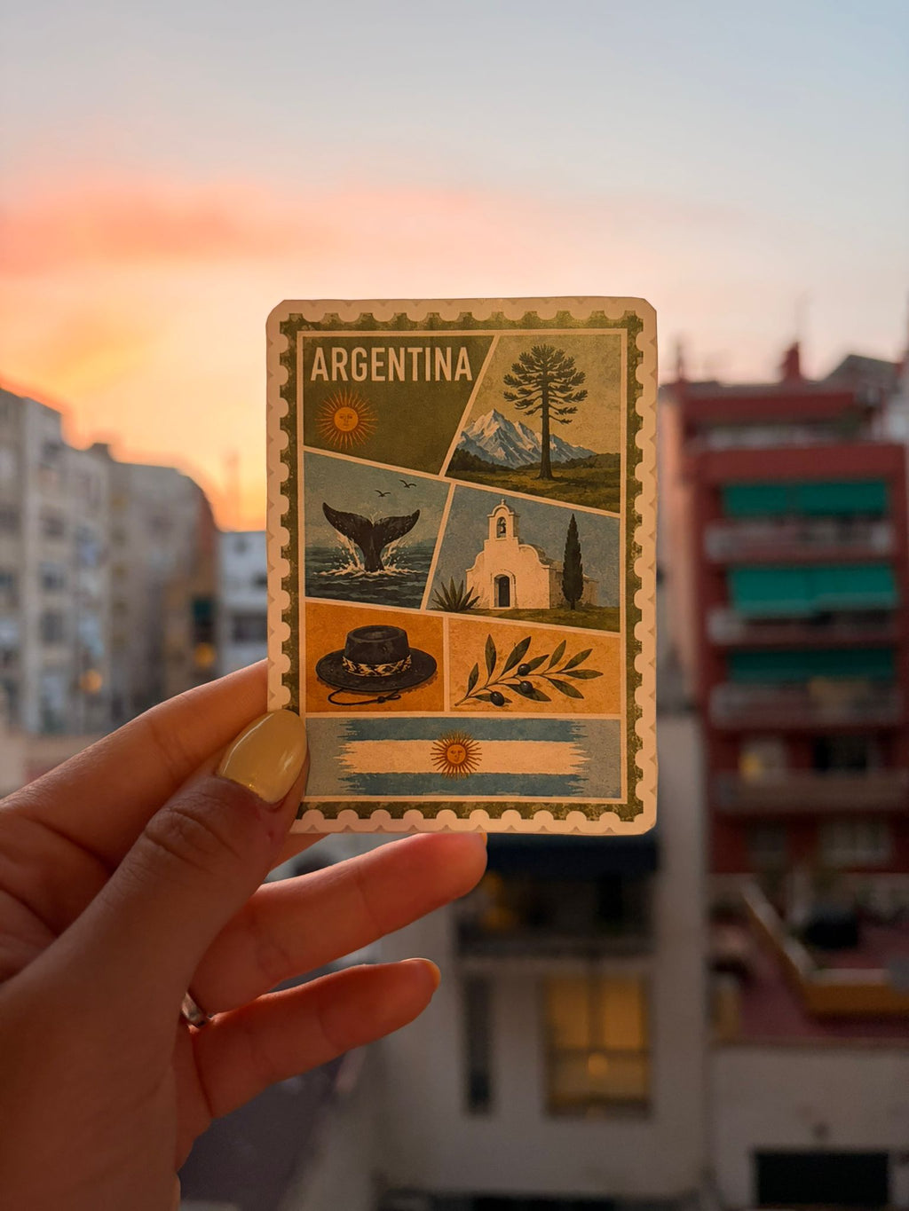 Pack stickers postal argentina